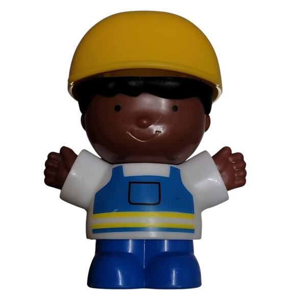 Playgo Mini Wheels Figures Lot of 3 Firefighter Construction Waste Management - Picture 4 of 7